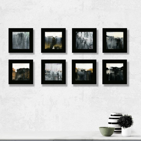 Framed Abstract Painting, by Kathy Morton Stanion - Quietude of Silence 8 - Picture 3 of 5